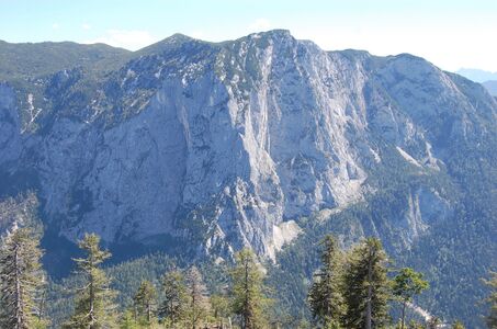 Trisslwand, Ansicht vom Loser aus
