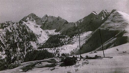 Planai - Blick zum Krahbergzinken (rechts) und Höchstein (links).