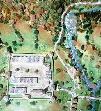 Datei:Modell der mittelalterlichen Stadt Schladming.jpg