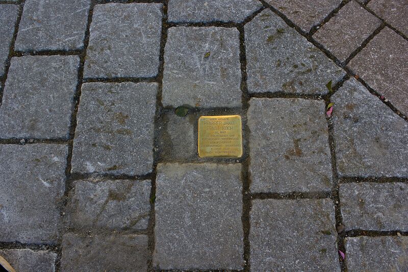 Datei:Stolperstein koch ramsau-0005-2021-11-15 1.jpg