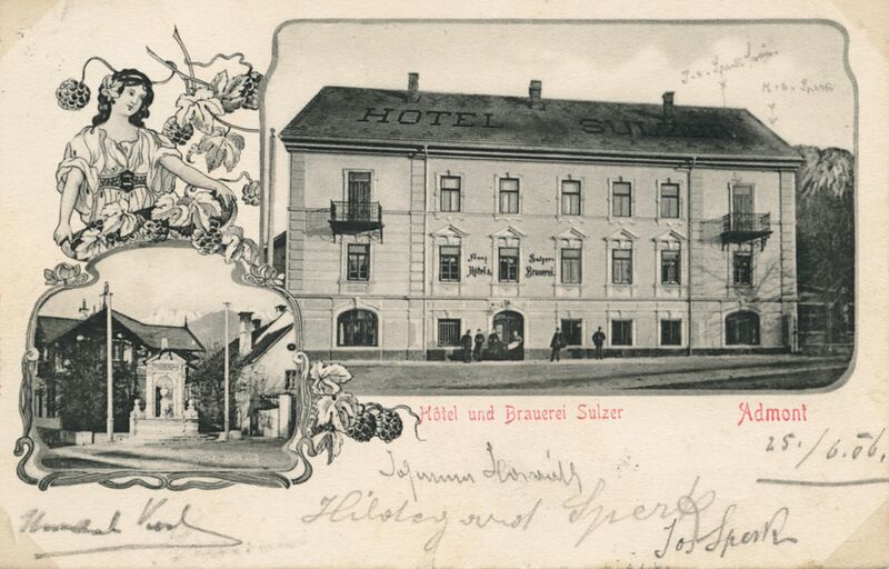 Datei:Hotel Sulzer Admont 1906.jpg
