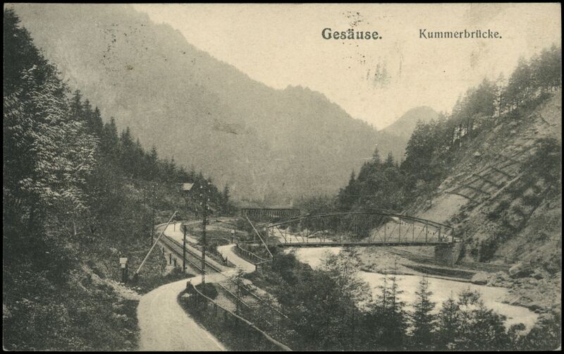 Datei:Kummerbrücke Gesäuse 1908.jpg