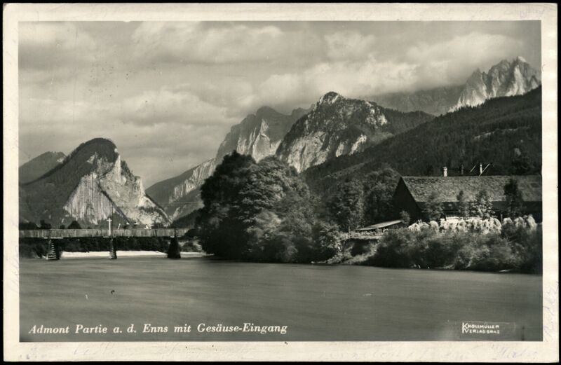 Datei:Mödringerbrücke Gesäuseeingang 1932.jpg
