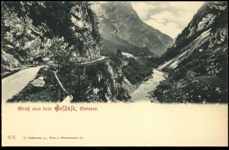 Datei:Gesäuse Straße 1905.jpg