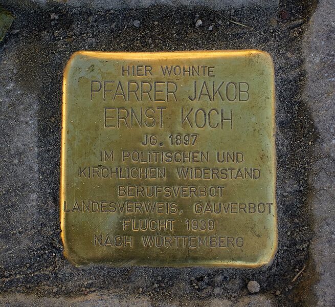 Datei:Stolperstein koch ramsau-0004-2021-11-15 1.jpg