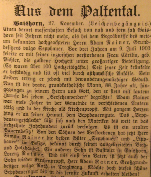 Datei:Bericht A. Rainer Begräbnisbericht.png