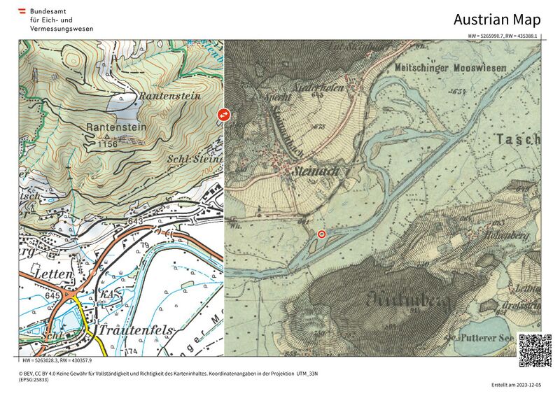 Datei:Austrian map Stainacher Durchstich.jpg