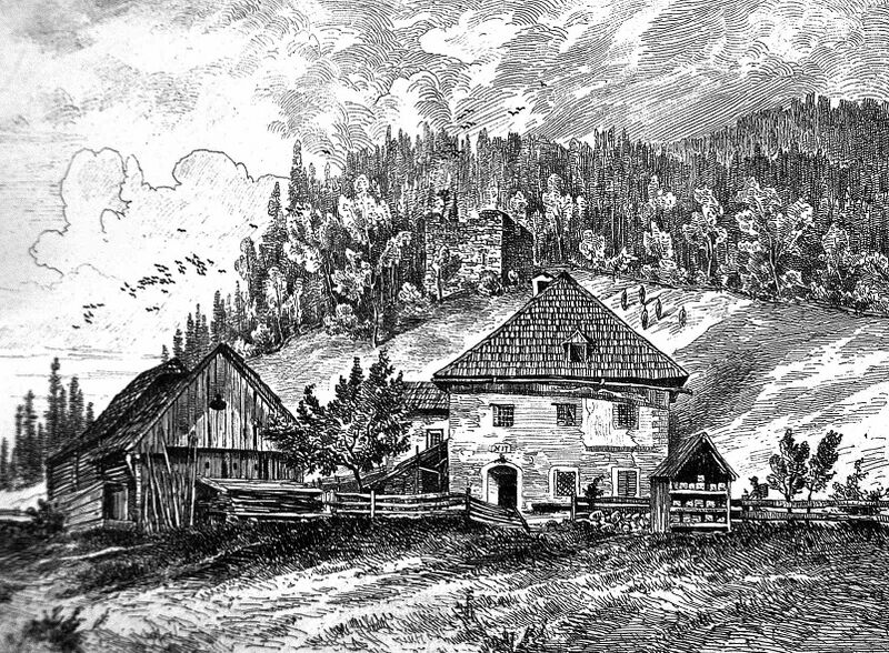 Datei:Admonter Klause Klausbauer Pürgschachen 1820 (HBEA).jpg