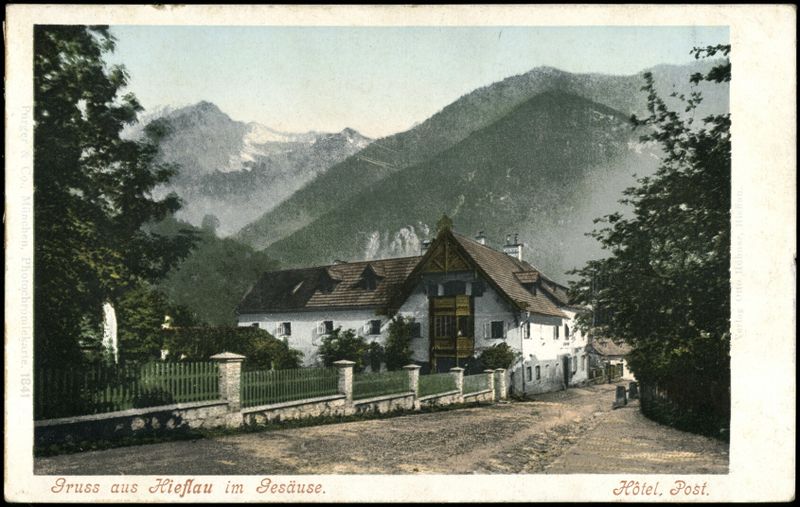 Datei:Hieflau Hotel Post undatiert.jpg