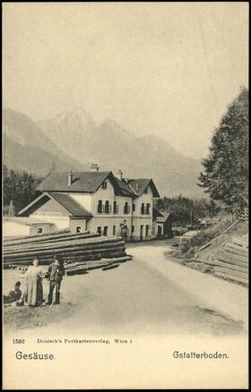 Bahnhof Gstatterboden 1905.jpg