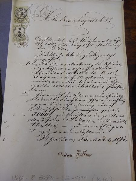 Datei:Kaufvertrag 1871 Thaller.jpg