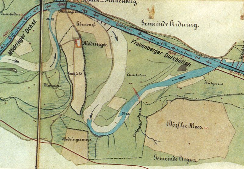Datei:Mödringer Frauenberger Durchstich Lageplan.jpg